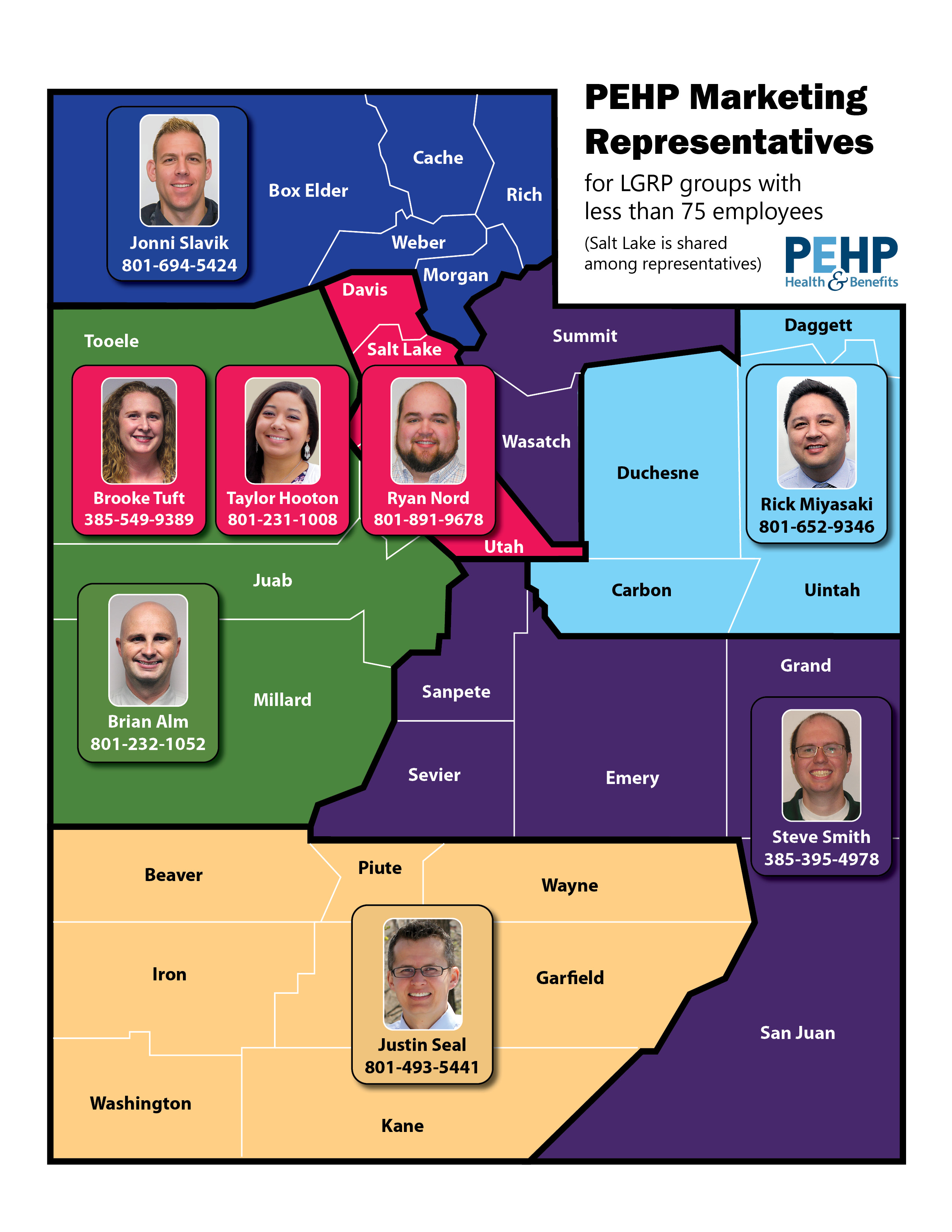 Map of Utah